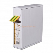 Т-BOX-10/5 (ж/з):  Термоусадочная желто-зеленая трубка в компактной упаковке по 10 метров (Т-бокс)