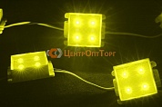 Светодиодная матрица LED 12V (10 модулей по 4 светодиода) жёлтый