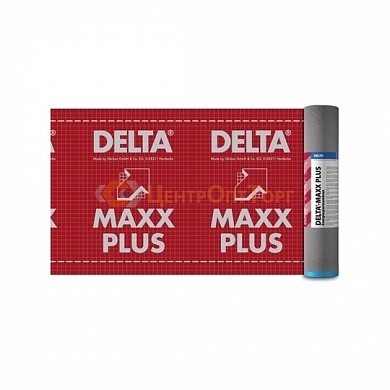 Диффузионная мембрана DELTA-MAXX PLUS с самоклеящейся лентой