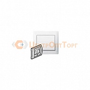 Legrand 771147 Лицевая панель телефонной розетки TDO белый